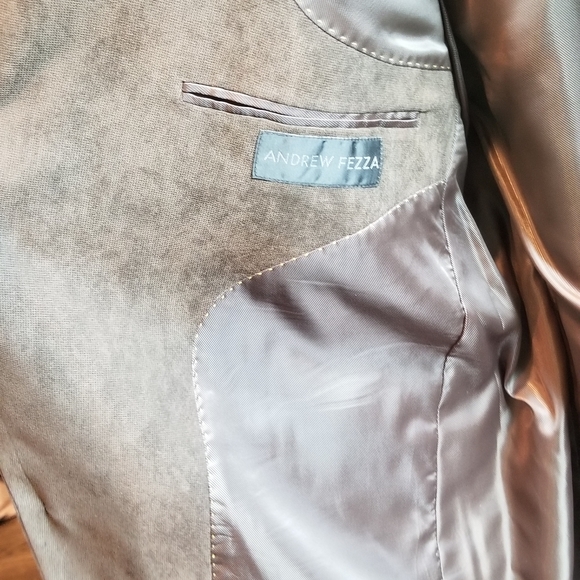 Men's NEW Blazer / sport coat in chocolate brown size XL by Andrew Fezza - Picture 5 of 9